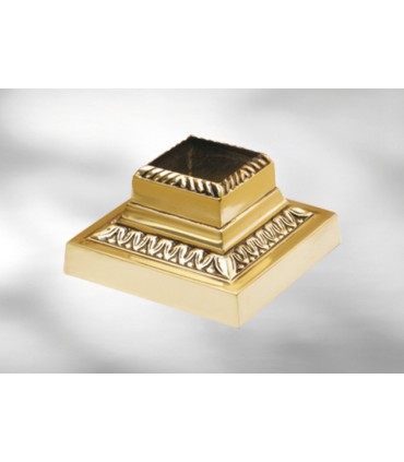 Cache scellement laiton massif