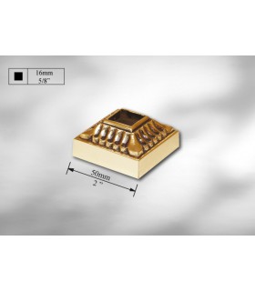 Cache scellement laiton massif