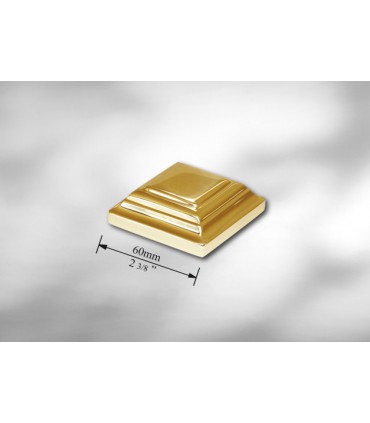 Cache scellement laiton massif