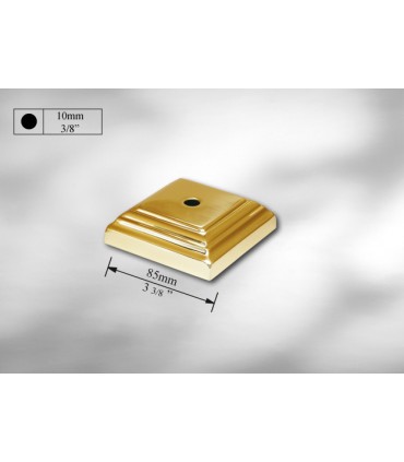 Cache scellement laiton massif