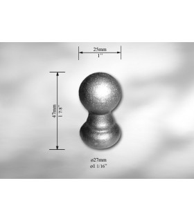 Pointe de lance pour Ø 27 mm Pointe de lance pour Ø 27 mm