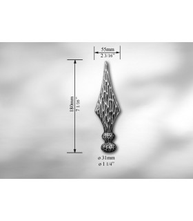 Pointe de lance pour Ø 31 mm Pointe de lance pour Ø 31 mm