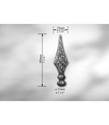 Pointe de lance pour Ø 31 mm