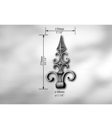 Pointe de lance pour Ø 48 mm
