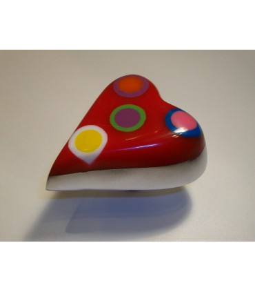 Poignée bouton coeur