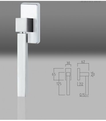 Poignée de fenêtre série Quadra