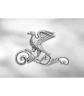  Elément décoratif simple face à droite