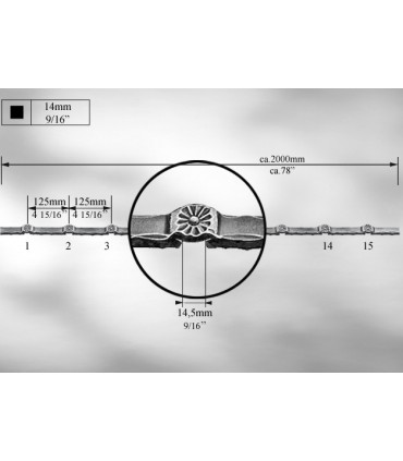 Traverses crantées "RUSTIQUE"