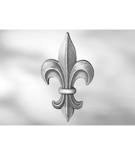  Elément décoratif simple fleurs de lys