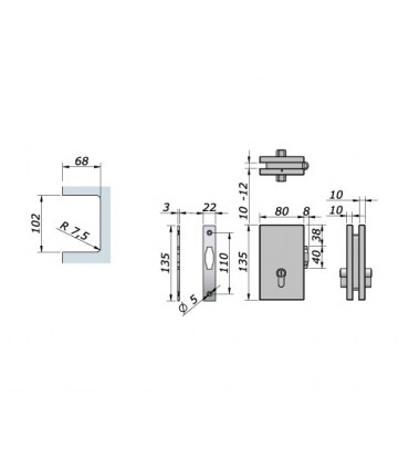 Serrure à rouleau fiche technique et encoche