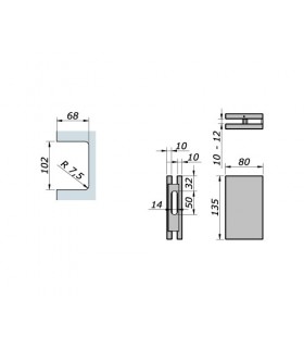 Gâche pour serrure à rouleau technique et encoche