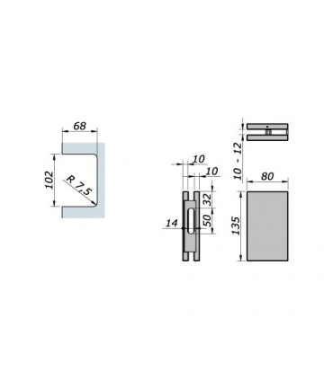 Gâche pour serrure à rouleau technique et encoche