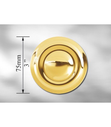 Rosace en laiton Ø 75 mm