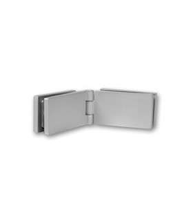 Paumelle pour porte en verre sur verre Paumelle pour porte en verre sur verre