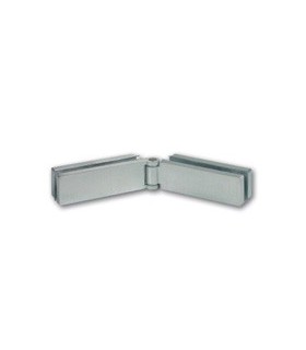 Paumelle pour porte en verre sur verre Paumelle pour porte en verre sur verre