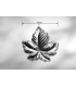 Elément décoratif "feuilles" 