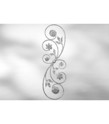 Elément décoratif double face "volute"