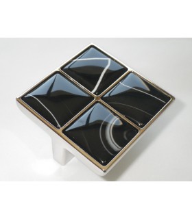 Bouton en Pierre d'Onix dim.57 x 57 mm Bouton en Pierre d'Onix dim.57 x 57 mm