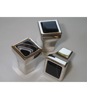Bouton Pierre d'Onix dim.15 x 15 mm Bouton Pierre d'Onix dim.15 x 15 mm