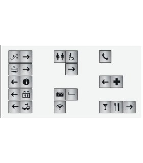 Pictogramme double et simple