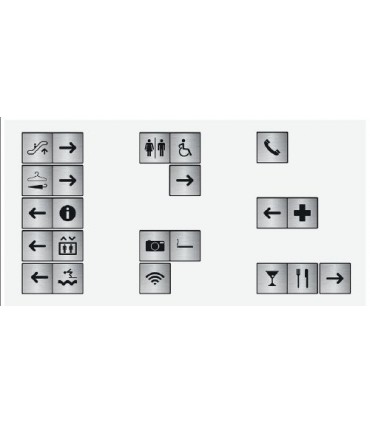 Pictogramme double et simple