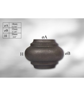 Manchon décoratif en fonte grise Manchon décoratif en fonte grise