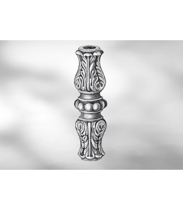 Manchon décoratif en fonte grise hauteur 138 mm