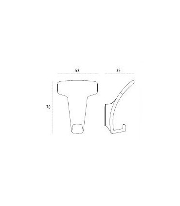 Patère design LID0157