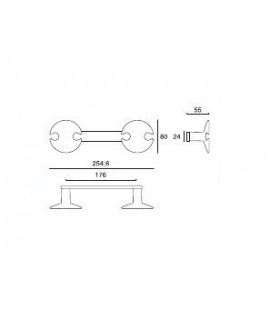 Patère double Patère double