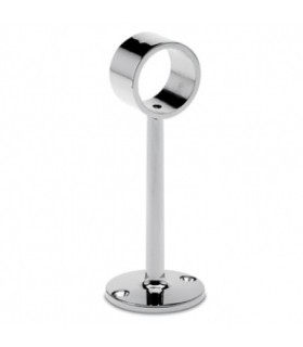 Support plat ouvert chromé brillant