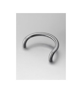 Poignée monobloc Ø 30 mm série R inox brossé