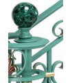 Boule départ de rampe d'escalier en pierre Malachite mosaique