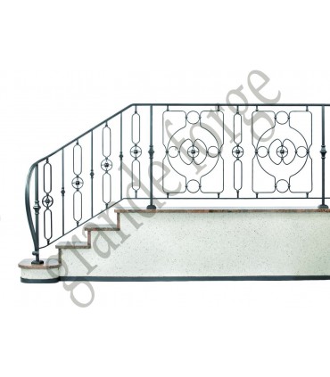 Barreau pour rampe et garde corp droit