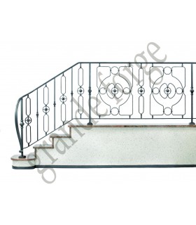 Barreau pour rampe et garde corp droit Barreau pour rampe et garde corp droit