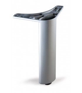 Pied de meuble elliptique avec vérin