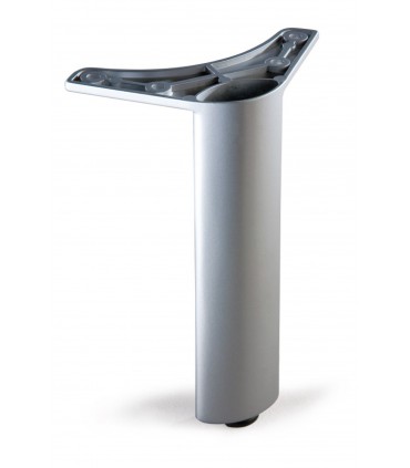 Pied de meuble elliptique avec vérin