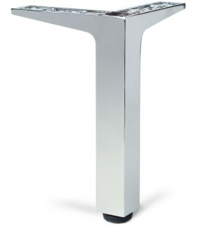 Pied de meuble carré avec vérin