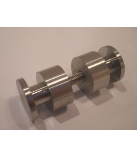 Poignée bouton inox brossé Ø 25 mm Poignée bouton inox brossé Ø 25 mm