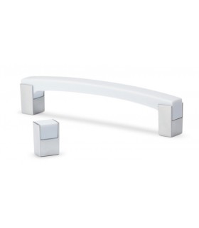Poignée de meuble Cube blanc