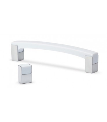 Poignée de meuble Cube blanc