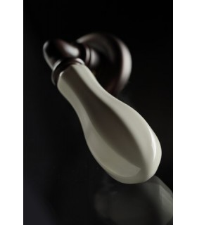 Paire de poignée porcelaine série Dev Paire de poignée porcelaine série Dev