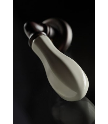 Paire de poignée porcelaine série Dev