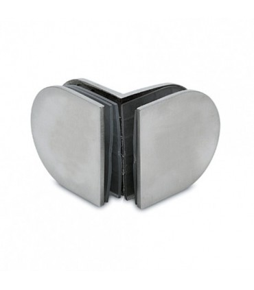 Fixation verre / verre à 90°