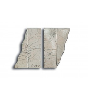 Poignée Raku Craquelé DROITE Poignée Raku Craquelé DROITE