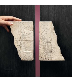 Poignée Raku Craquelé GAUCHE Poignée Raku Craquelé GAUCHE