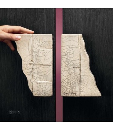 Poignée Raku Craquelé GAUCHE