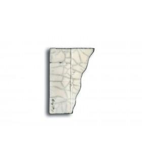 Poignée Raku Nudo DROITE avec reliefs Poignée Raku Nudo DROITE avec reliefs