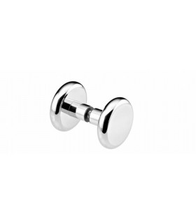 Poignée bouton inox galette poli miroir Poignée bouton inox galette poli miroir
