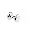 Poignée bouton inox galette poli miroir Poignée bouton inox galette poli miroir