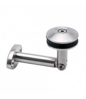 Support mur à verre pour auvent